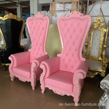 Großhandel rosa Thronstuhl Luxushochzeit
